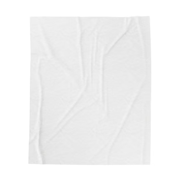 Velveteen Plush Blanket Soft Grey