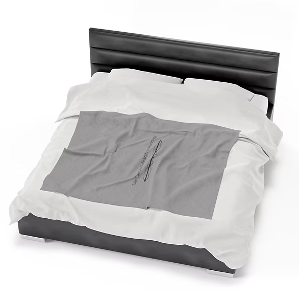 Velveteen Plush Blanket Soft Grey