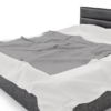 Velveteen Plush Blanket Soft Grey