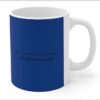 blue mug_1 Ceramic Mug 11oz Blue