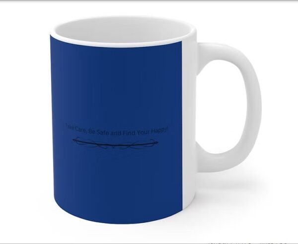 blue mug_1 Ceramic Mug 11oz Blue