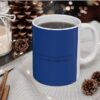 blue mug_4 Ceramic Mug 11oz Blue