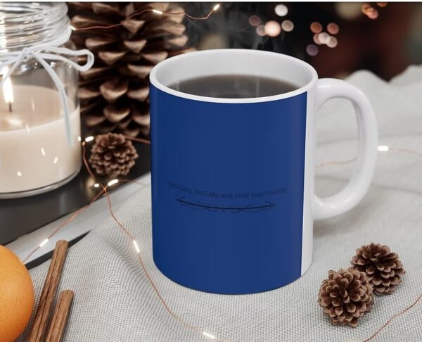 blue mug_4 Ceramic Mug 11oz Blue