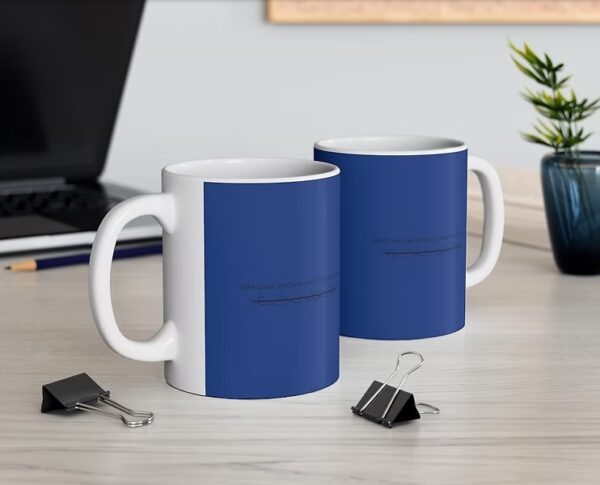 blue mug_5 Ceramic Mug 11oz Blue