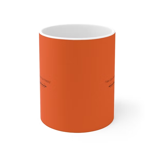 Ceramic Mug Burnt Red 11oz